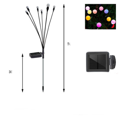 K & S | Solar Gartenleuchten – Schwingende LED-Glühwürmchen für stimmungsvolle Außenbeleuchtung