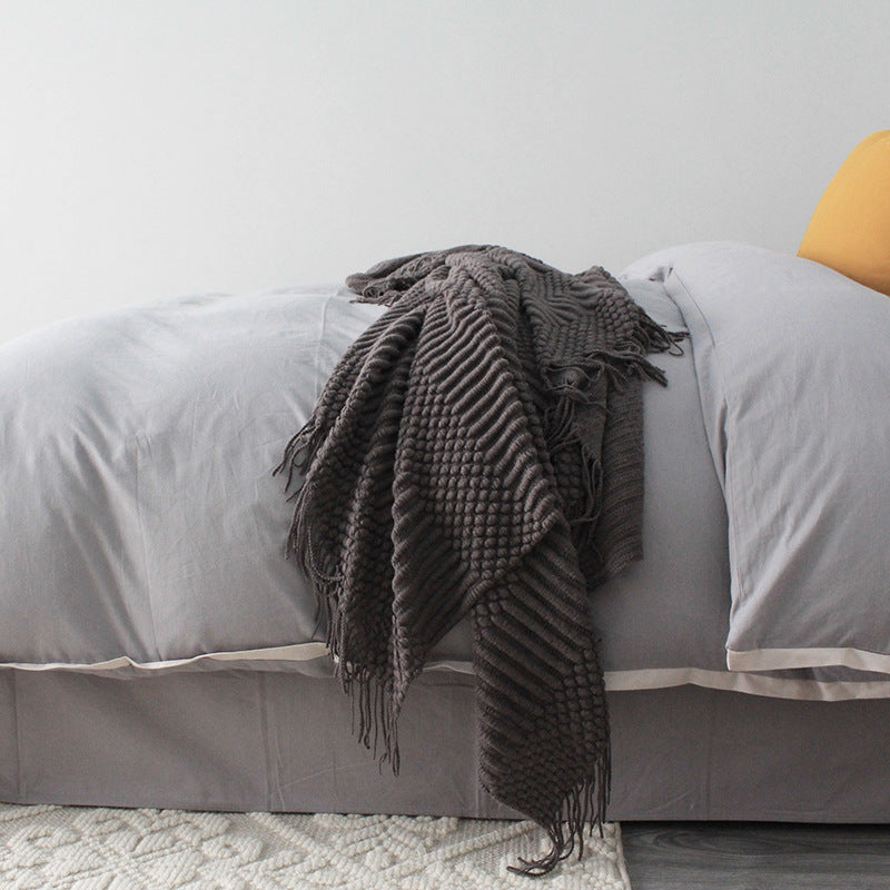 K & S | Kuscheldecke aus Weicher Polyesterfaser 127x170cm - Flauschige & Waschbare Sofadecke für Zuhause