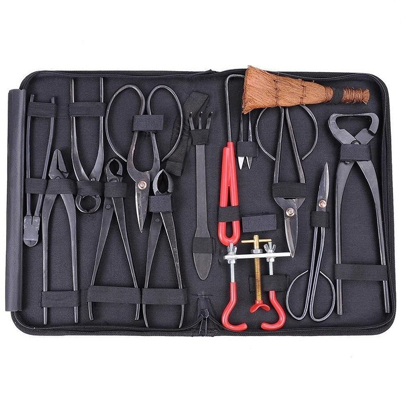 K & S | Gartenwerkzeug-Set aus Kohlenstoffstahl - Präzises Schneiden & Pflege für Rosen, Sträucher & Gartenarbeit