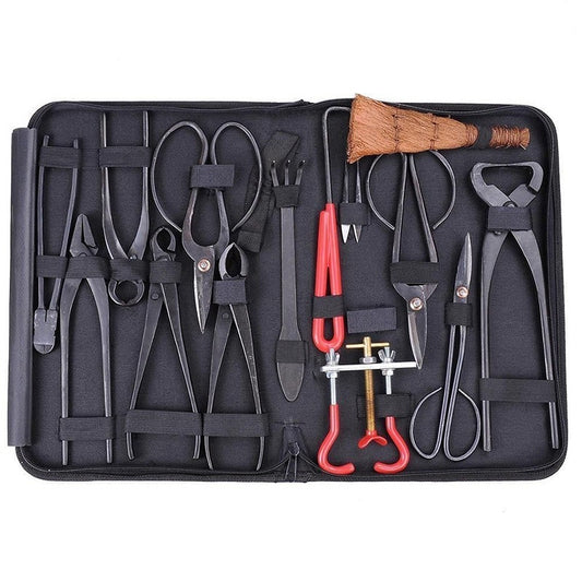 K & S | Gartenwerkzeug-Set aus Kohlenstoffstahl - Präzises Schneiden & Pflege für Rosen, Sträucher & Gartenarbeit