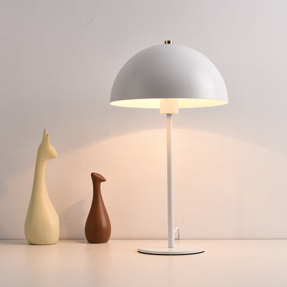 K & S | Designer Tischlampe – Moderne LED Pilzlampe aus Eisen für Wohnzimmer & Schlafzimmer