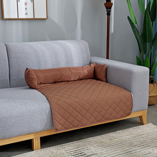 K & S | Wasserdichte Haustiermatratze & Sofakissen - Waschbares Hundebett & Katzenkissen für Sofa & Zuhause
