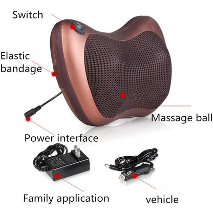 K & S | Shiatsu Massagekissen Elektrisch mit Wärme – Entspannend für Nacken, Rücken & Schultern