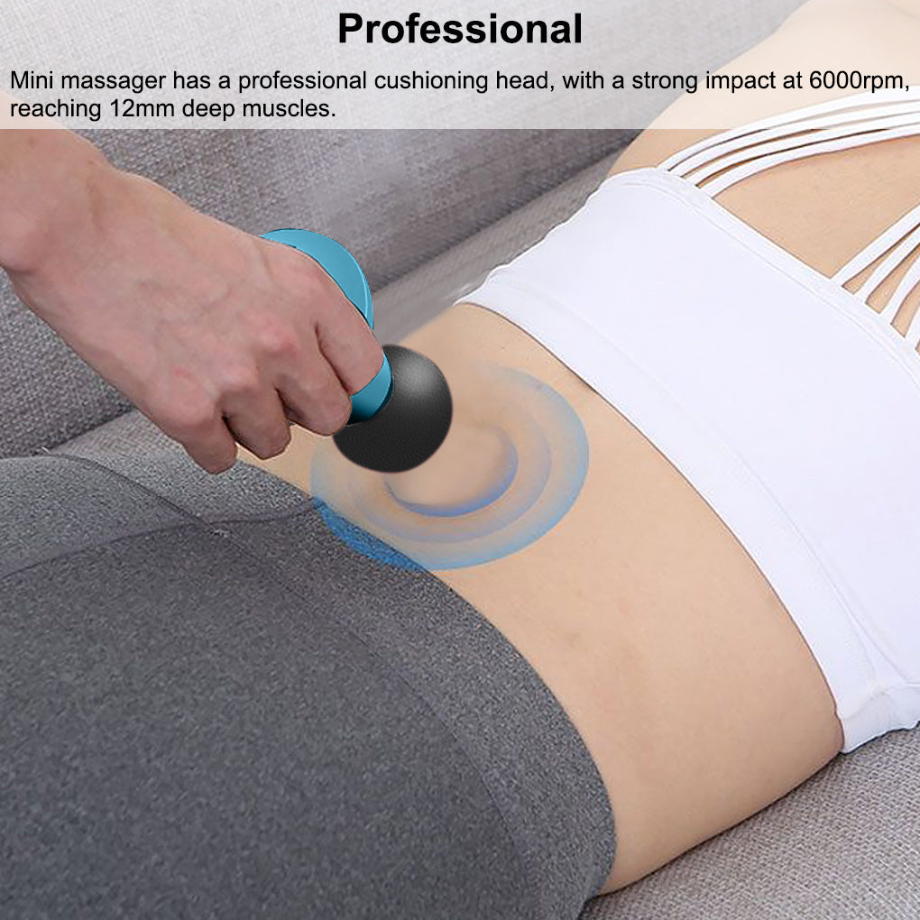 K & S | Mini Faszien Massagegerät für Tiefengewebsmassage - Effektive Muskelentspannung & Regeneration
