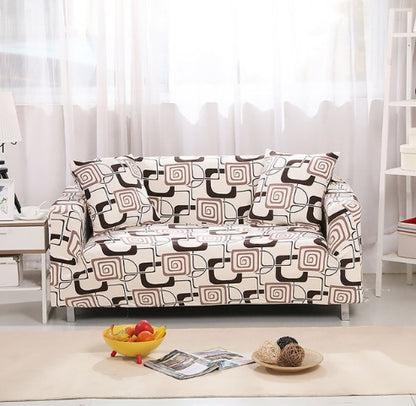 K & S | Sofabezug Elastisch 1–4 Sitzer – Waschbarer Stretch Sofaüberwurf für Couch Schutz