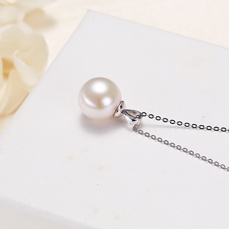 K & S | Damen Halskette 925 Silber mit Süßwasserperle – Eleganter & Zeitloser Schmuck