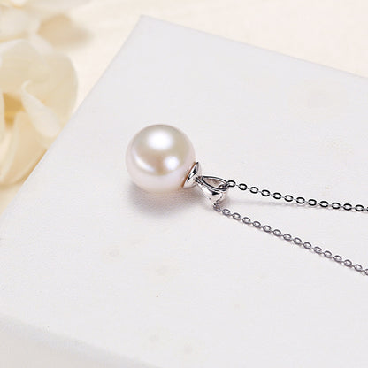 K & S | Damen Halskette 925 Silber mit Süßwasserperle – Eleganter & Zeitloser Schmuck