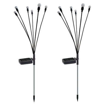 K & S | Solar Gartenleuchten – Schwingende LED-Glühwürmchen für stimmungsvolle Außenbeleuchtung
