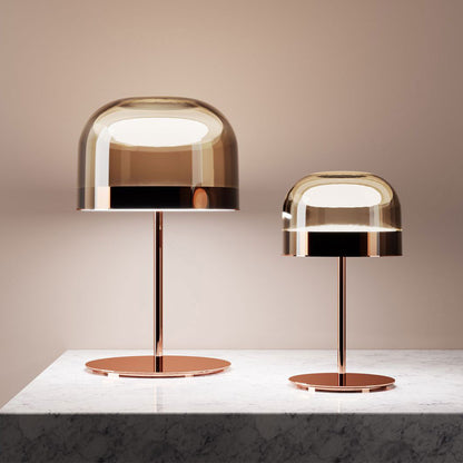 K & S | Designer Tischlampe – Moderne Glasleuchte im luxuriösen Stil für Wohnzimmer & Schlafzimmer
