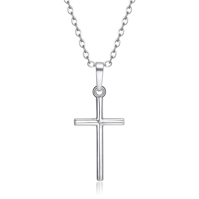 K & S | Damen Halskette Kreuz Anhänger – Elegante & Zeitlose Schmuck Kette