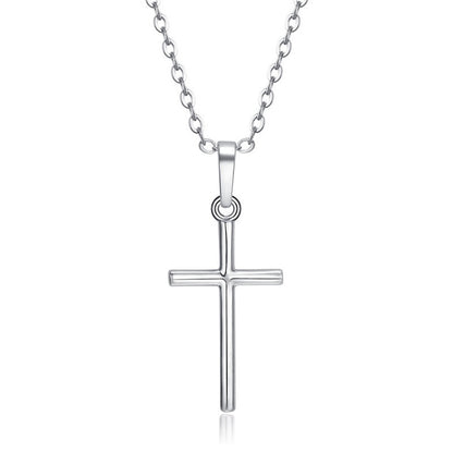 K & S | Damen Halskette Kreuz Anhänger – Elegante & Zeitlose Schmuck Kette