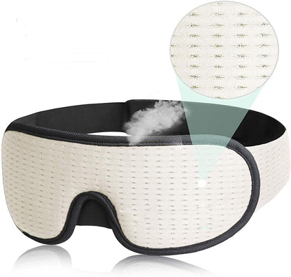 K & S | 3D Schlafmaske Hohlraum Augenmaske – Lichtdicht & Druckfrei für Schlaf & Reisen