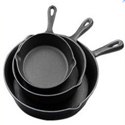 K & S | Gusseisen Steakpfannen Set 3-teilig – Langlebig & Induktion geeignet