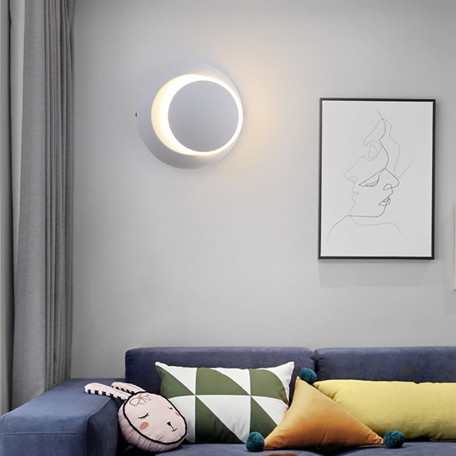 K & S | Moderne LED Wandleuchte – Drehbar & dimmbar mit einstellbarem Lichtstrahl