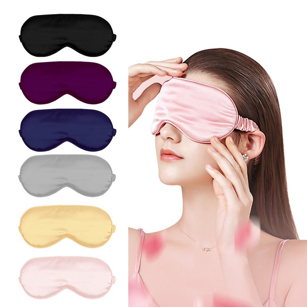 K & S | Schlafmaske Seide Natürlich – Weiche Augenmaske Hautfreundlich für Schlaf & Reisen