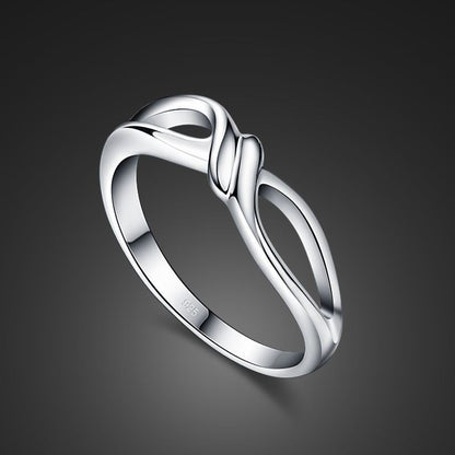 K & S | Damenring 925 Silber Herz Design – Eleganter Schmuck & Romantische Geschenkidee
