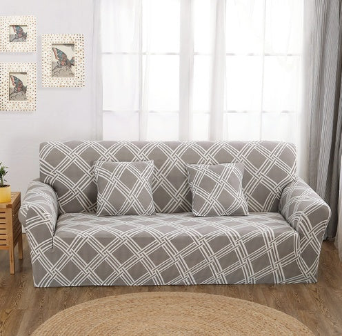 K & S | Sofabezug Elastisch 1–4 Sitzer – Waschbarer Stretch Sofaüberwurf für Couch Schutz