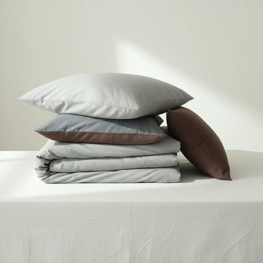 4-teiliges Premium Bettwäsche-Set | 100% Baumwolle - Generated Image 14
