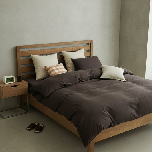 4-teiliges Premium Bettwäsche-Set | 100% Baumwolle - Generated Image 1