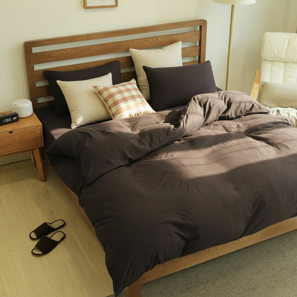 4-teiliges Premium Bettwäsche-Set | 100% Baumwolle - Generated Image 3