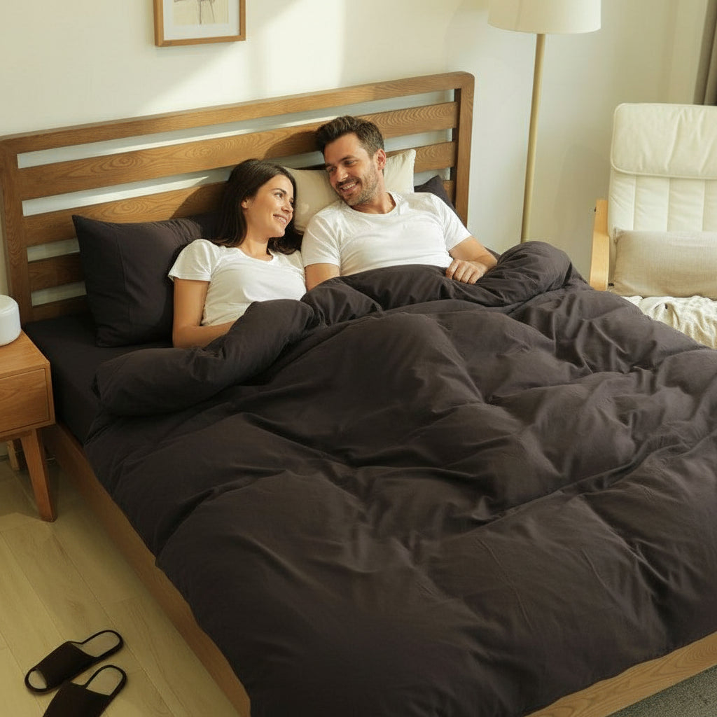 4-teiliges Premium Bettwäsche-Set | 100% Baumwolle - Generated Image 5