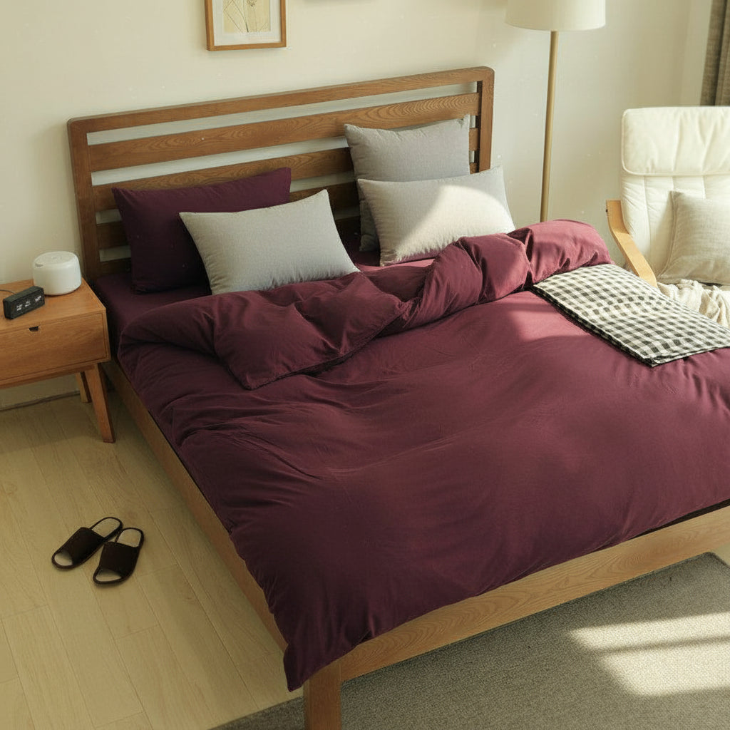 4-teiliges Premium Bettwäsche-Set | 100% Baumwolle - Generated Image 9