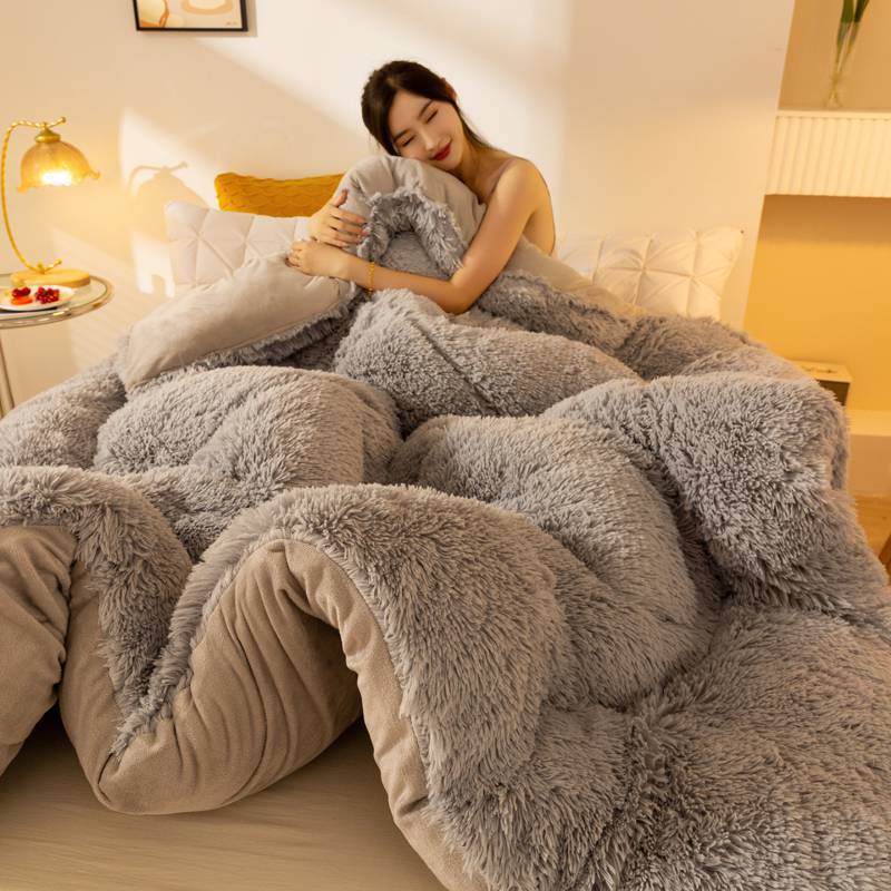 K & S | Superweiche Winterdecke aus Mikrofaser & Kristallvelours - Kuschelige & Waschbare Sofadecke