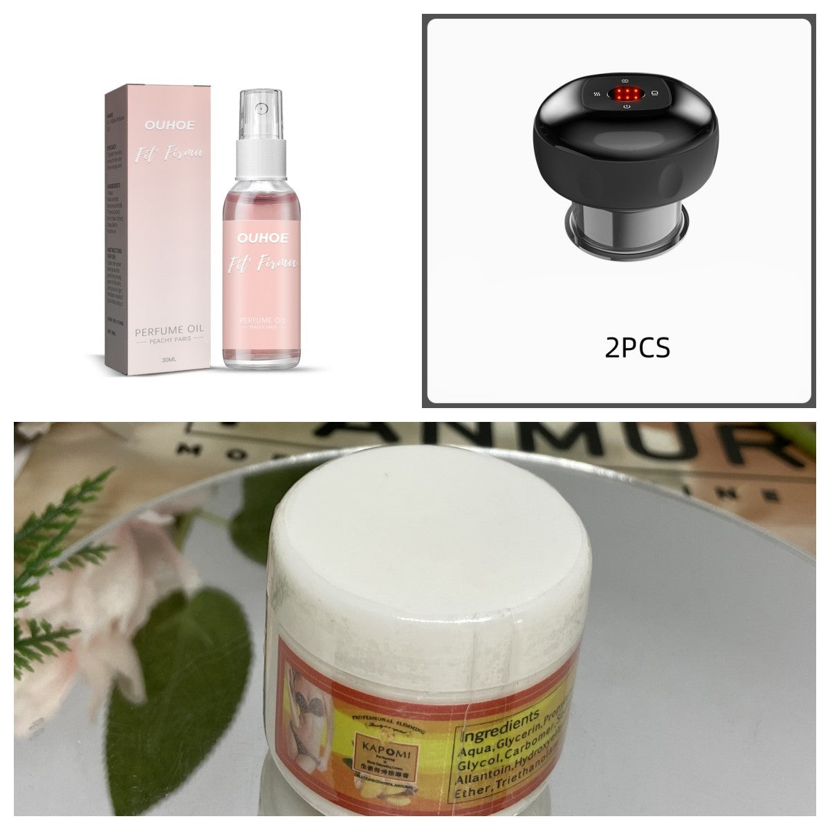 K & S | Elektrisches Vakuum-Massagegerät mit Schröpfen & Guasha - Anti-Cellulite & Körper-Slimming