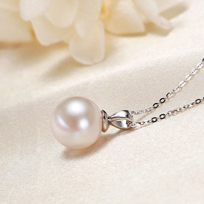K & S | Damen Halskette 925 Silber mit Süßwasserperle – Eleganter & Zeitloser Schmuck