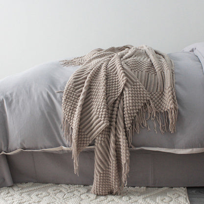 K & S | Kuscheldecke aus Weicher Polyesterfaser 127x170cm - Flauschige & Waschbare Sofadecke für Zuhause