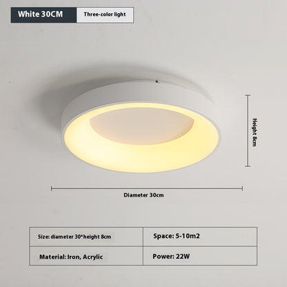 K & S | LED Deckenleuchte – Moderne minimalistische Deckenlampe für Schlafzimmer, Wohnzimmer & Büro