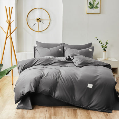 K & S | Bettwäsche Set – Elegante Baumwoll-Bettwäsche Garnitur, modern, weich & atmungsaktiv