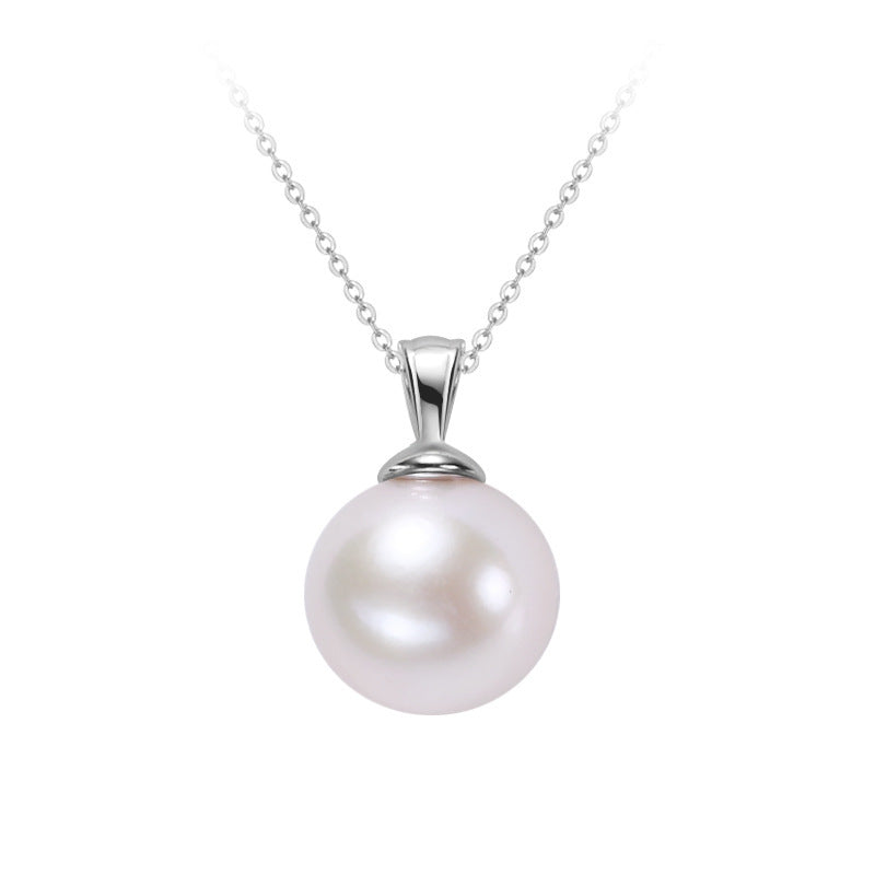 K & S | Damen Halskette 925 Silber mit Süßwasserperle – Eleganter & Zeitloser Schmuck