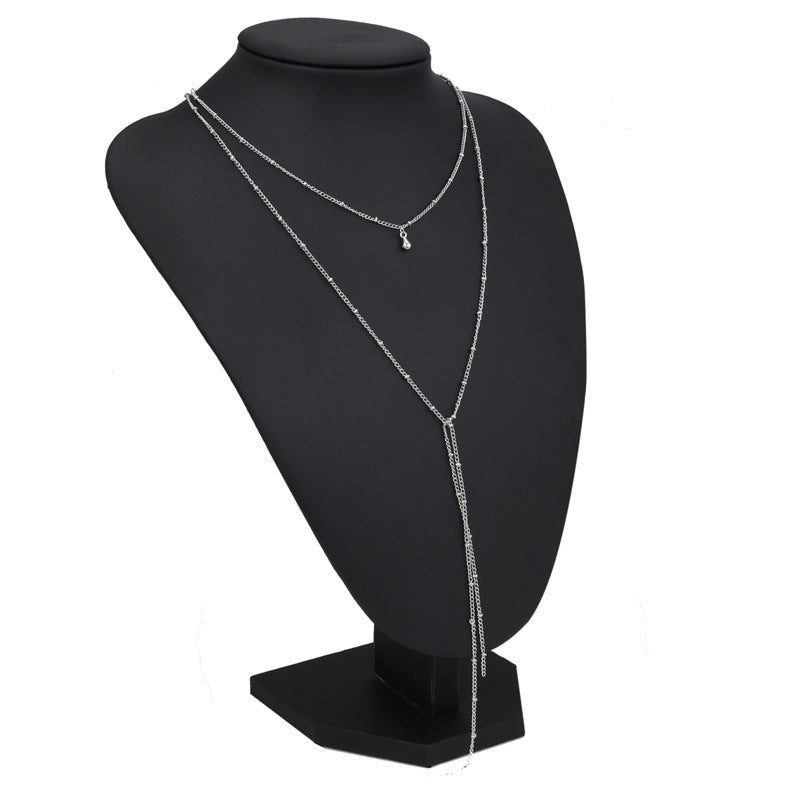 K & S | Damen Halskette Retro Geometrisch – Schlichte & Elegante Minimalistische Schmuck Kette