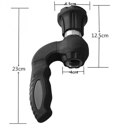 K & S | Hochleistungs-Spritzdüse mit einstellbarem Wasserstrahl - Perfekt für Garten, Auto & Reinigung