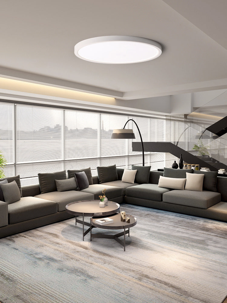 K & S | LED Deckenleuchte – Ultraflache moderne Deckenlampe für Schlafzimmer, Wohnzimmer & Büro
