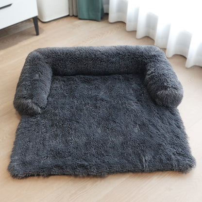 K & S | Waschbares Haustierbett mit Abnehmbarem Bezug - Weiche Matte & Sofa-, Auto- & Bodenschutz für Hunde & Katzen