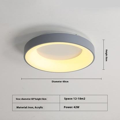 K & S | LED Deckenleuchte – Moderne minimalistische Deckenlampe für Schlafzimmer, Wohnzimmer & Büro
