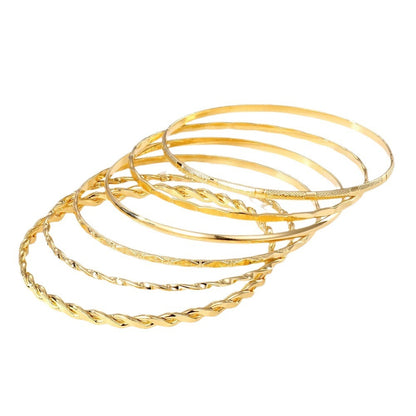 K & S | Damen Armband Set Gold – Trendige Gliederkette & Geometrischer Schmuck Elegant