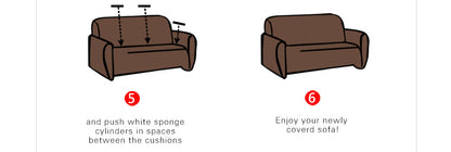K & S | Sofabezug Elastisch 1–4 Sitzer – Waschbarer Stretch Sofaüberwurf für Couch Schutz