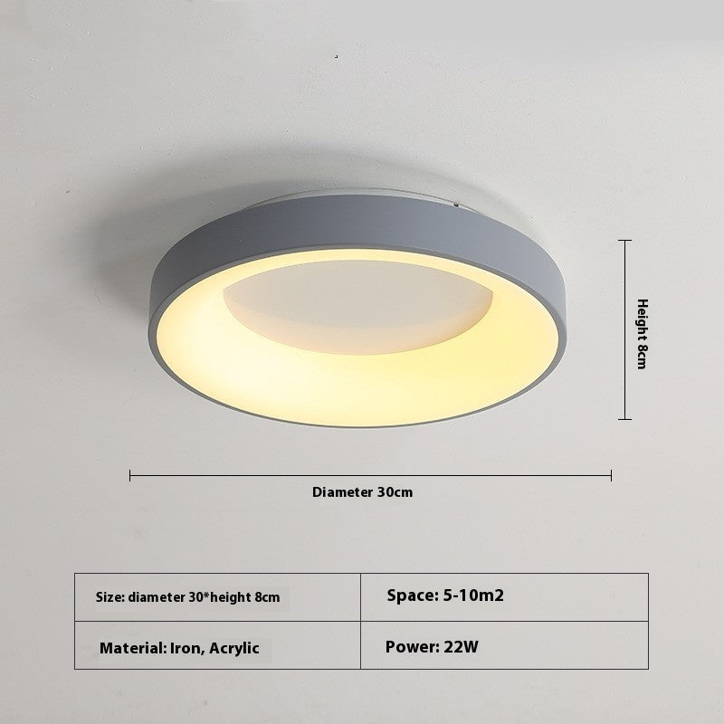 K & S | LED Deckenleuchte – Moderne minimalistische Deckenlampe für Schlafzimmer, Wohnzimmer & Büro