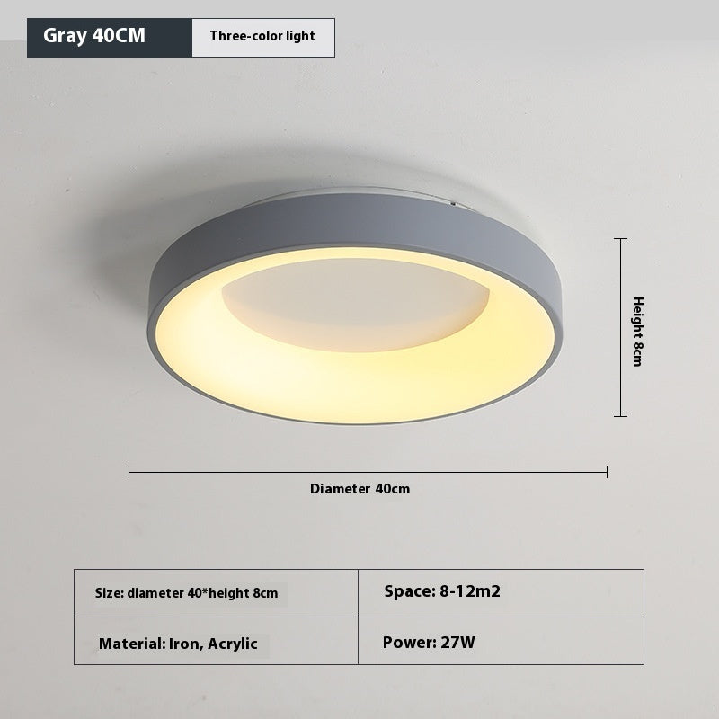 K & S | LED Deckenleuchte – Moderne minimalistische Deckenlampe für Schlafzimmer, Wohnzimmer & Büro