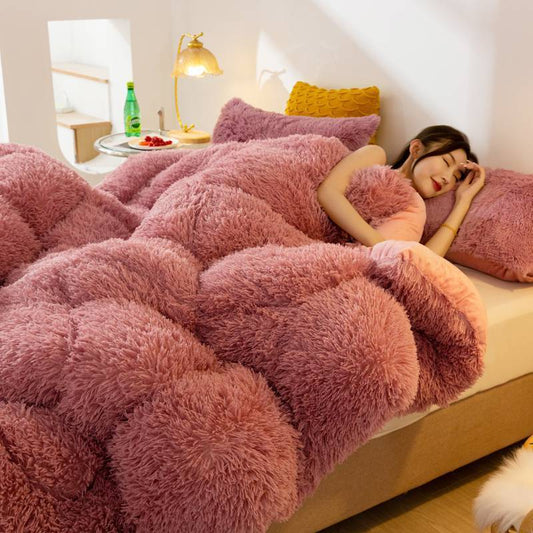 K & S | Superweiche Winterdecke aus Mikrofaser & Kristallvelours - Kuschelige & Waschbare Sofadecke