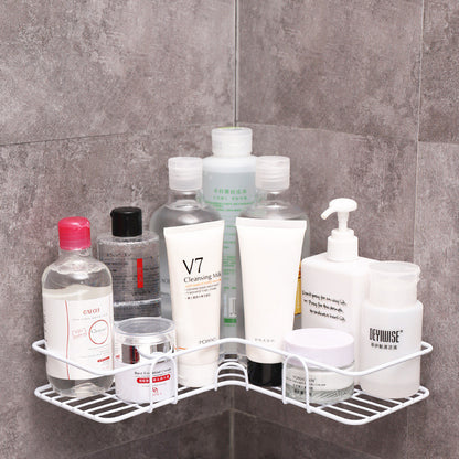K & S | Eckregal Edelstahl ohne Bohren – Rostfrei & Platzsparend für Bad, Dusche & Küche