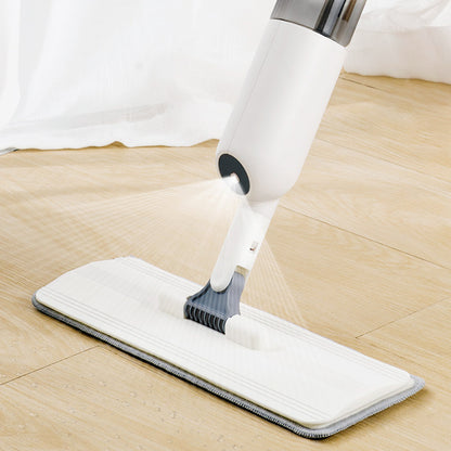 K & S | Flachmopp mit Eimer Selbstreinigend – Mikrofaser Bodenwischer für Haushalt