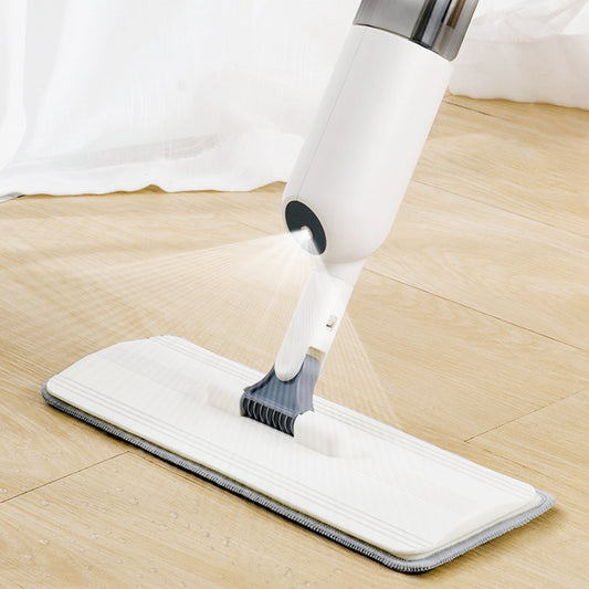 K & S | Flachmopp mit Eimer Selbstreinigend – Mikrofaser Bodenwischer für Haushalt