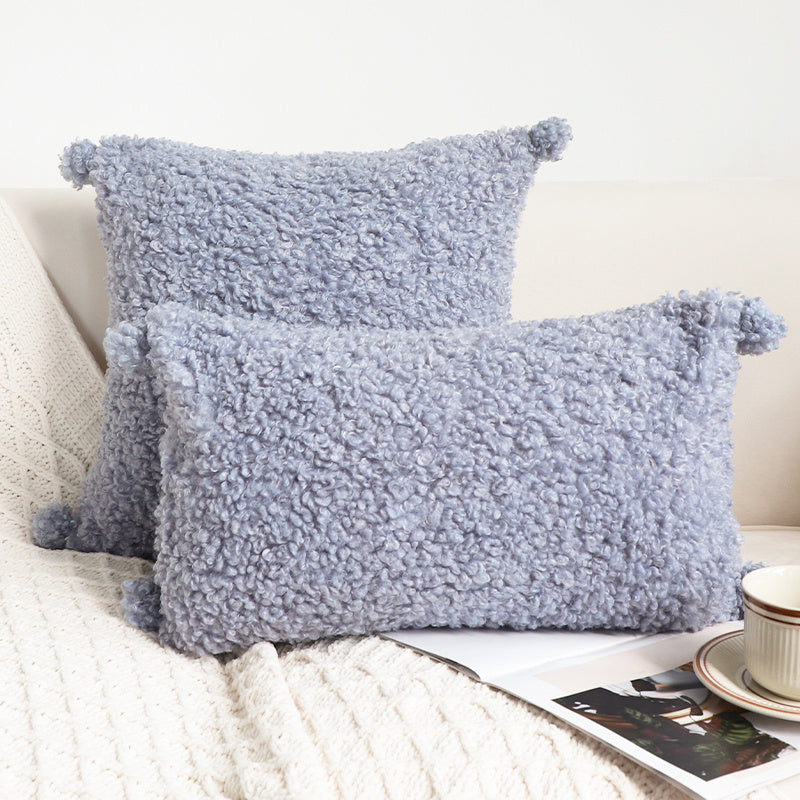 K & S | Kuscheliges Plüschkissen – Weiches Dekokissen für Sofa & Wohnzimmer
