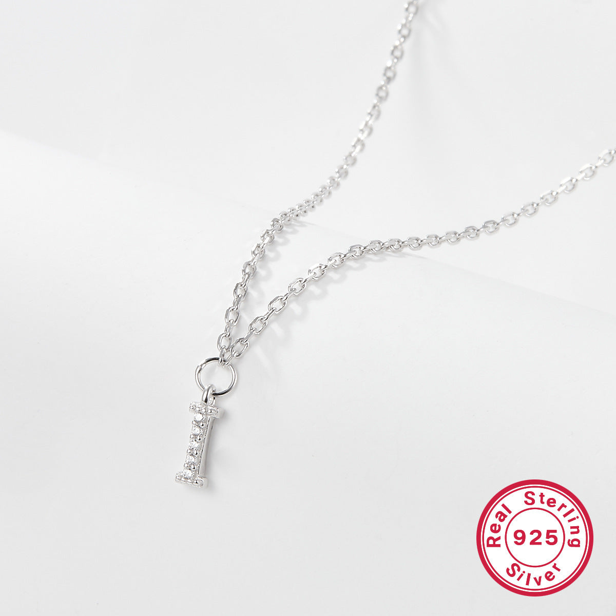 K & S | Damen Halskette 925 Silber mit Buchstabe – Eleganter Initialen Schmuck & Geschenkidee