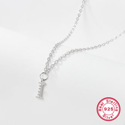 K & S | Damen Halskette 925 Silber mit Buchstabe – Eleganter Initialen Schmuck & Geschenkidee