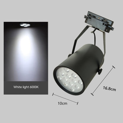 K & S | LED Schienenstrahler – Moderne 7W/12W/18W Strahlerlampe für Schienensystem, Laden & Wohnzimmer